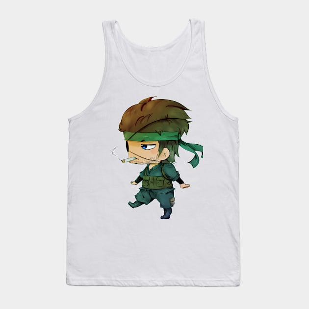 Metal Gear Solid Big Boss Tank Top by bayragni